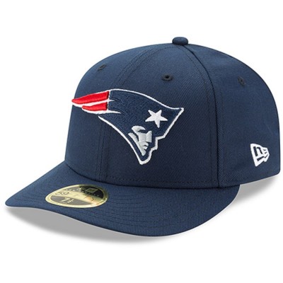 Men's New England Patriots New Era Navy Omaha Low Profile 59FIFTY Fitted Hat 2814828